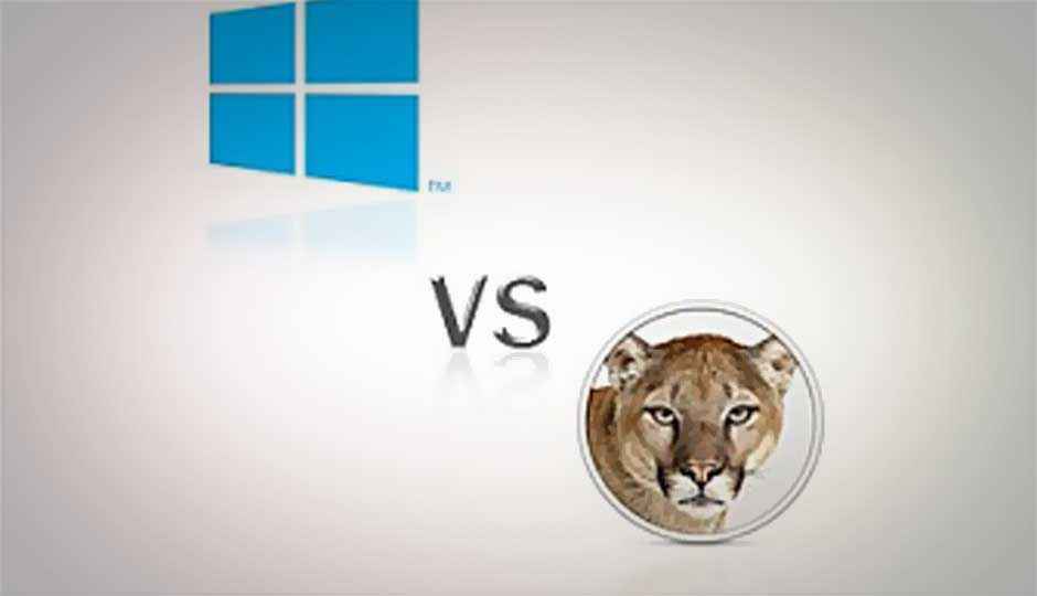 Speed testing Windows 8 and OS X Mountain Lion