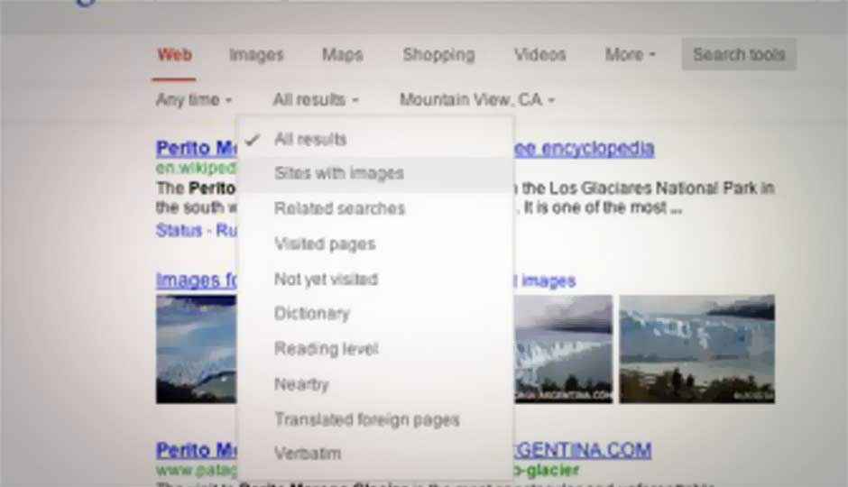 Google rolls out new search page layout, shifts navigation bar