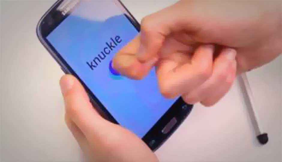 Knuckle and fingernail gestures could be coming to touchscreens soon