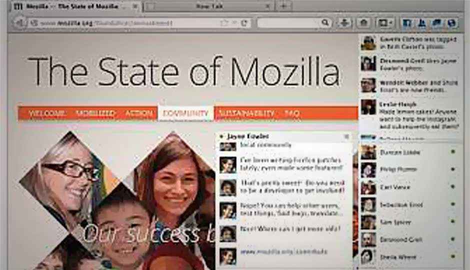 Firefox 17 brings Facebook Messenger integration