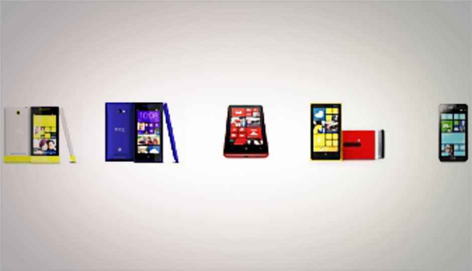 Top five Windows 8 phones compared