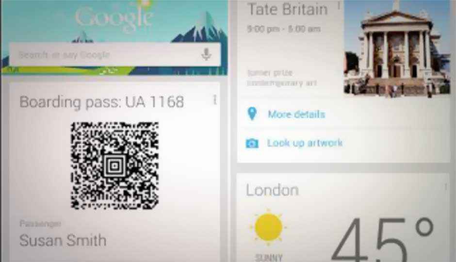 Google Now adds traveller-friendly features, updates Voice Search capability