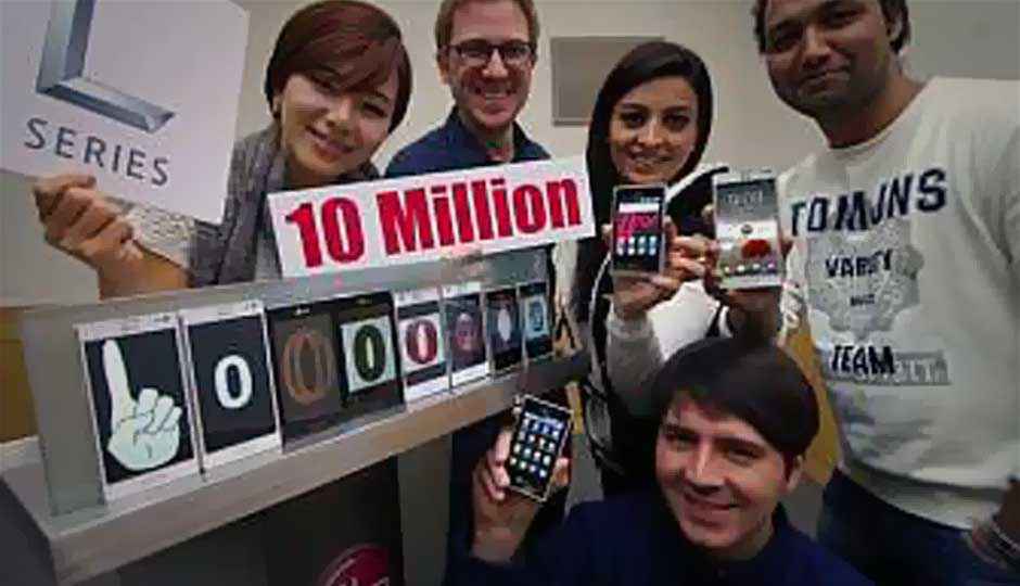 LG Optimus L-series smartphones cross 10 million sales mark