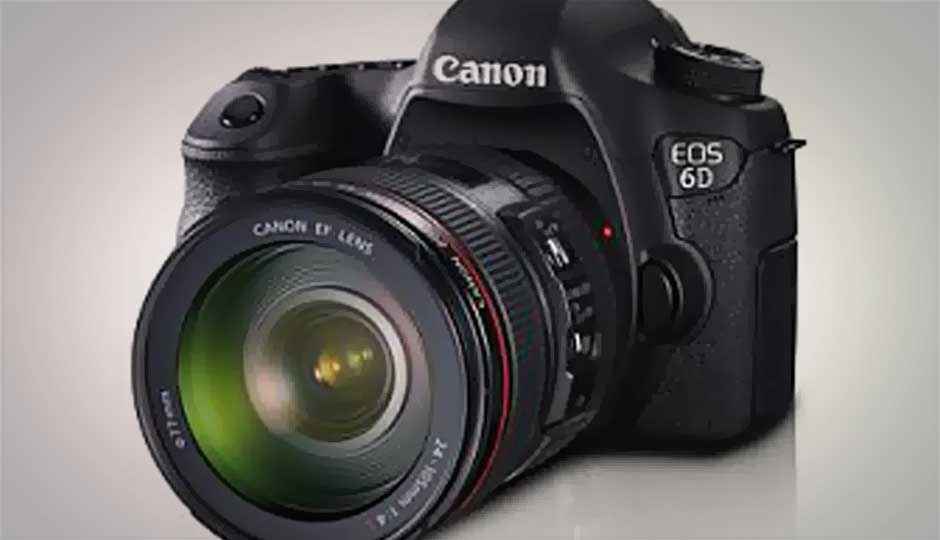 Canon launches its lightest DSLR – EOS 6D – in India at Rs. 1,66,995