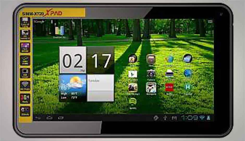 Simmtronics introduces India-made budget ICS tablet, the Xpad X-720