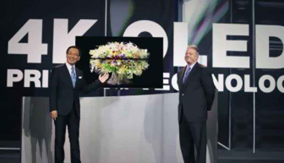 CES 2013: Panasonic launches world’s first 56-inch 4K printed OLED TV