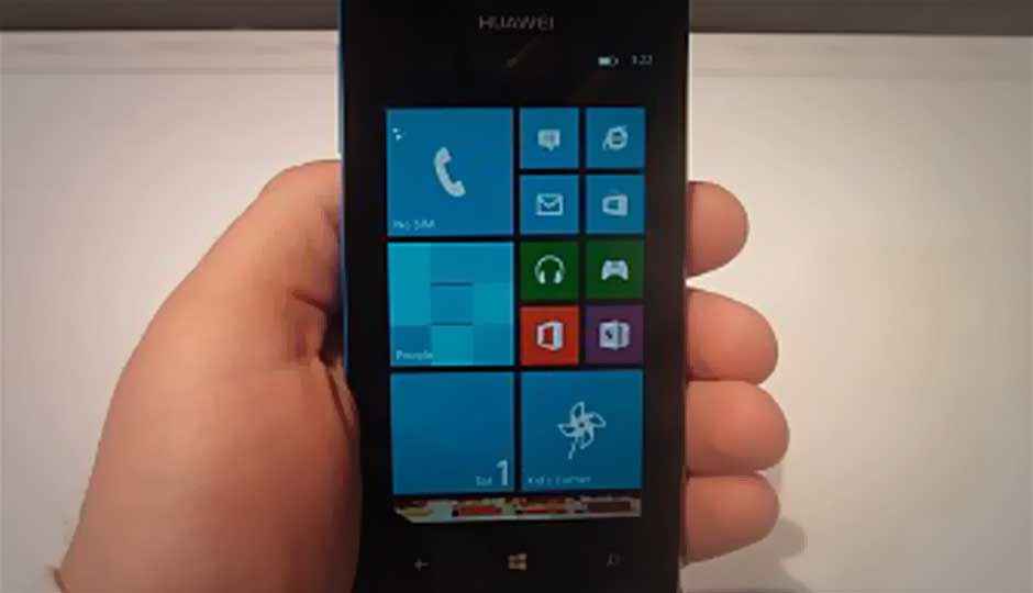 CES 2013: Hands on with Huawei’s first Windows Phone