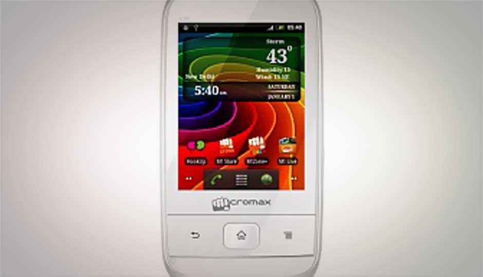 Micromax A30 Smarty 3.0 available in India for Rs. 3,849