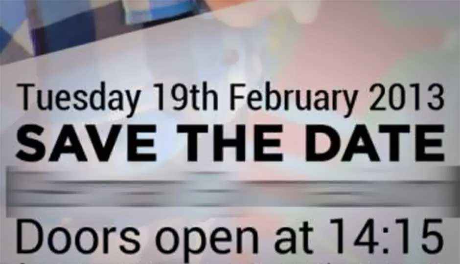 HTC confirms February 19 press event; expected to launch M7