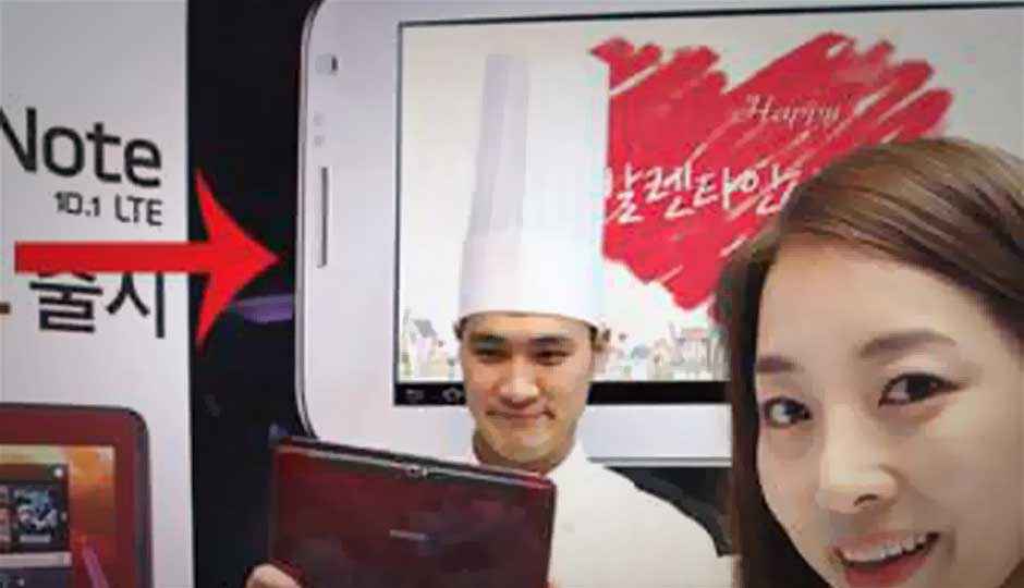 Samsung Galaxy Note 8.0 accidentally revealed at Korea event?