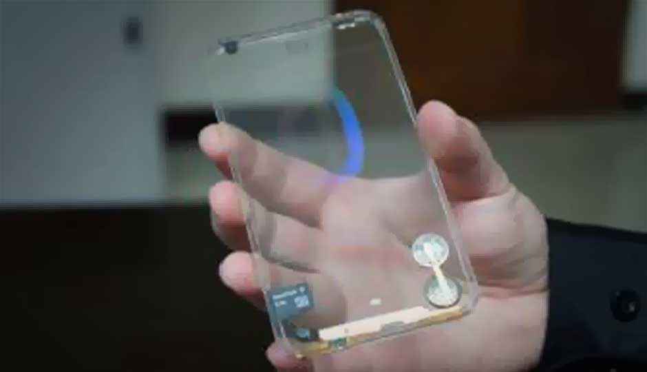 Polytron unveils transparent smartphone prototype