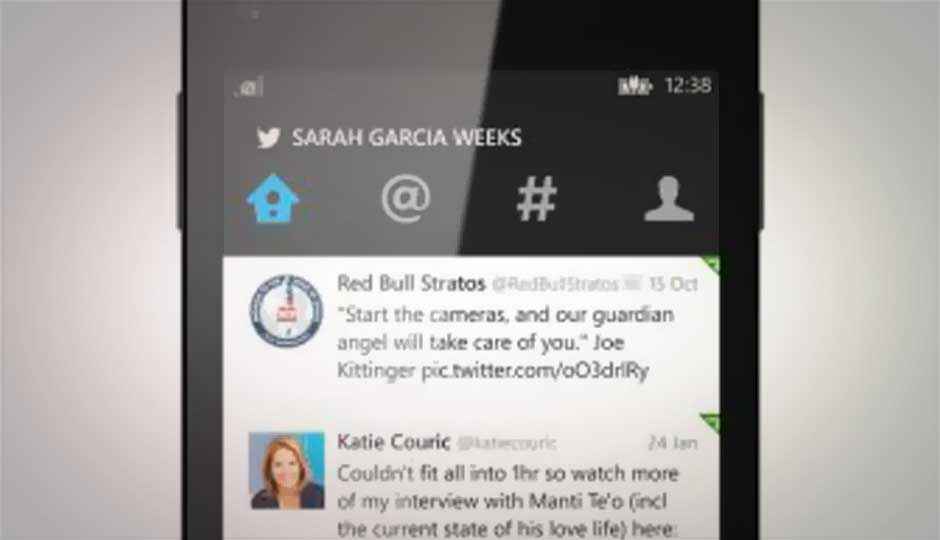 Twitter for Windows Phone updated with navigation tabs and Live Tiles support