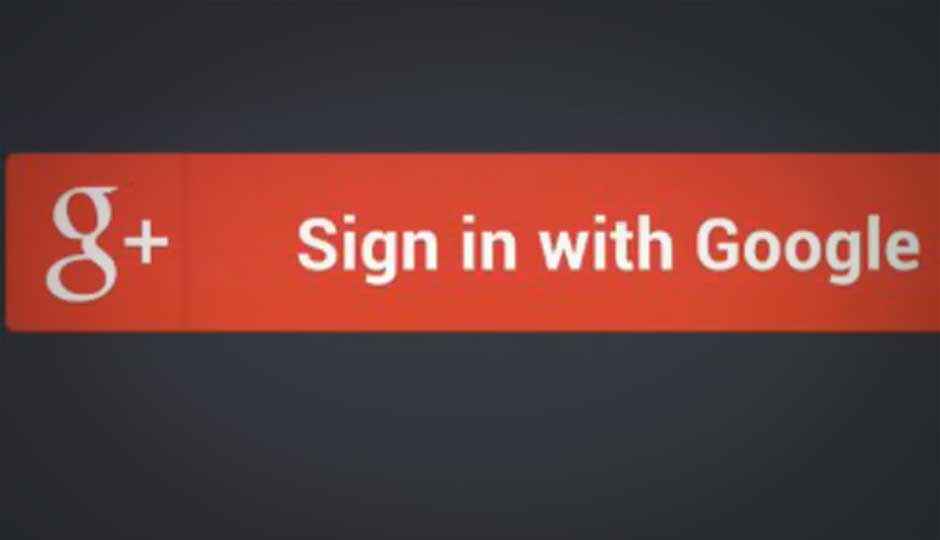 Google+ account now signs into third party apps and websites