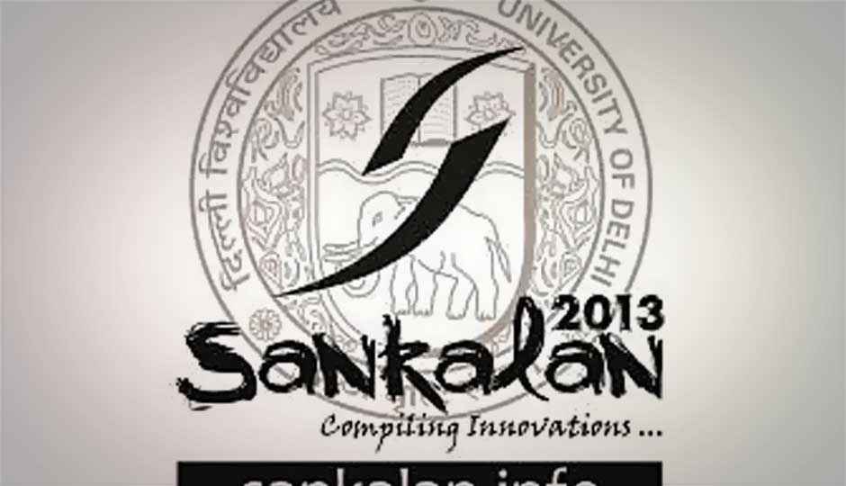 Sankalan 2013: University of Delhi, Dept of Computer Science fest starts next week
