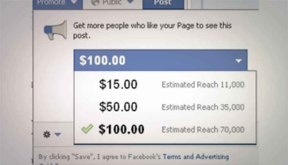 Facebook promoting paid links by suppressing post visibility?