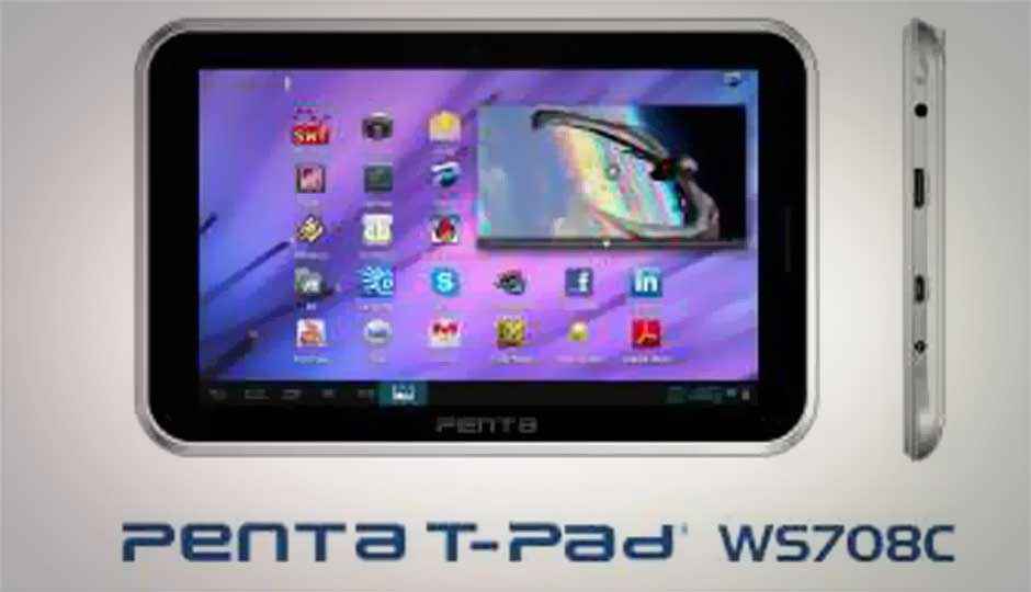 Penta T-Pad WS708C dual-SIM tablet with voice-calling launched at Rs. 6,999