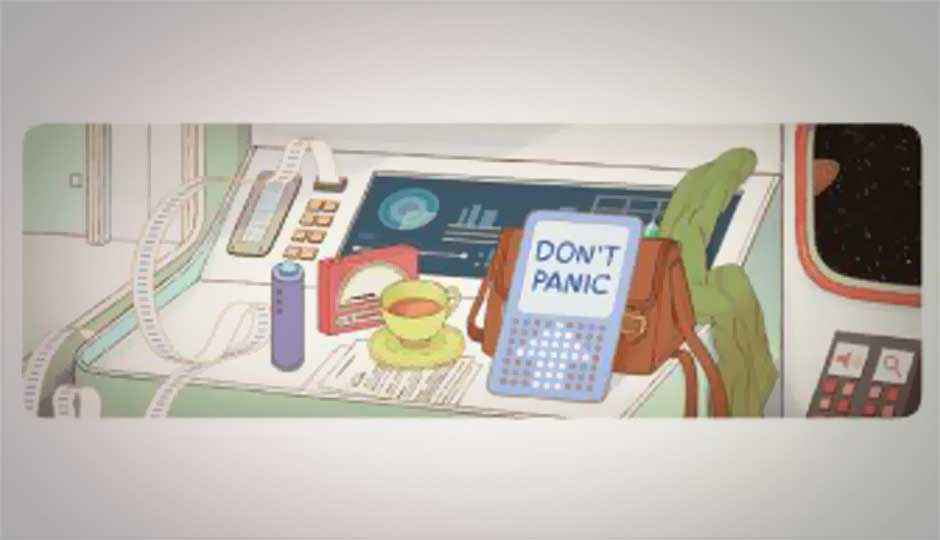 Google doodle celebrates Douglas Adams’ 61st birth anniversary