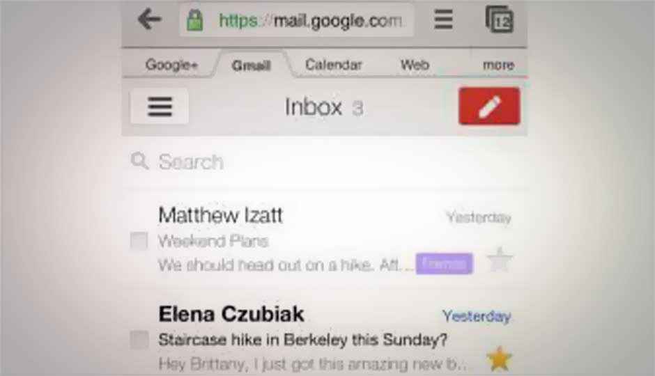 Google rolls out new design for Gmail Offline and mobile web apps