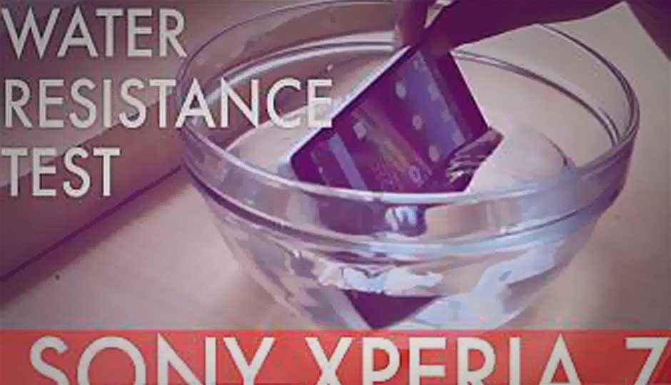 Sony Xperia Z’s water resistance tested; lives up to IP57 certification