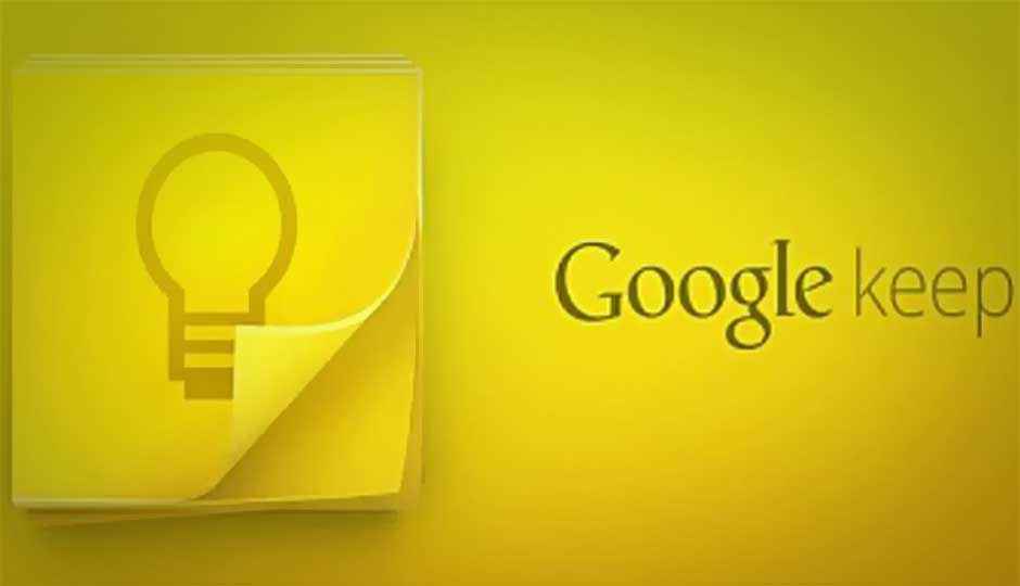 Google Keep note-taking app goes official with Android and web versions