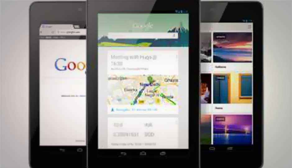 Nexus 7 launched in India via Google Play store at Rs. 15,999