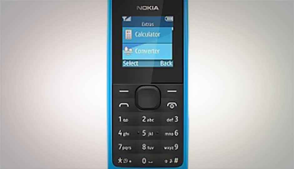 Nokia 105 entry-level colour feature phone launched at Rs. 1,249