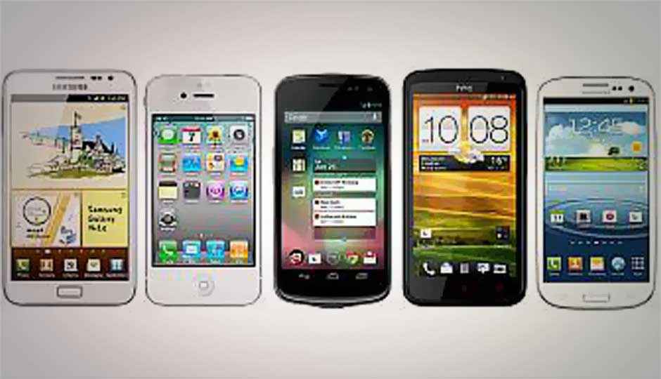 Top five smartphones under Rs. 30,000 (up to April 2013)