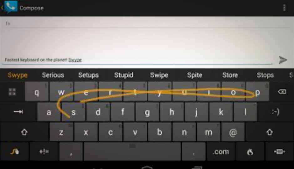 Swype virtual keyboard app finally arrives on Google Play store