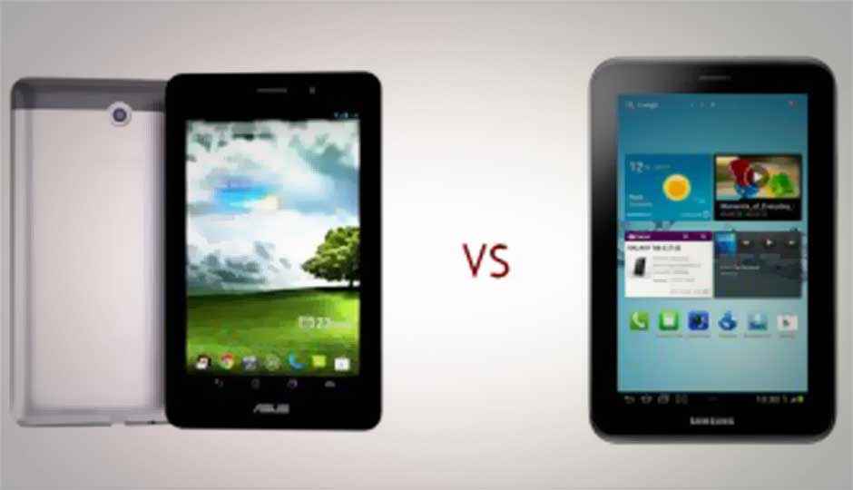 Asus FonePad vs. Samsung Galaxy Tab 2: Voice-calling tablets compared