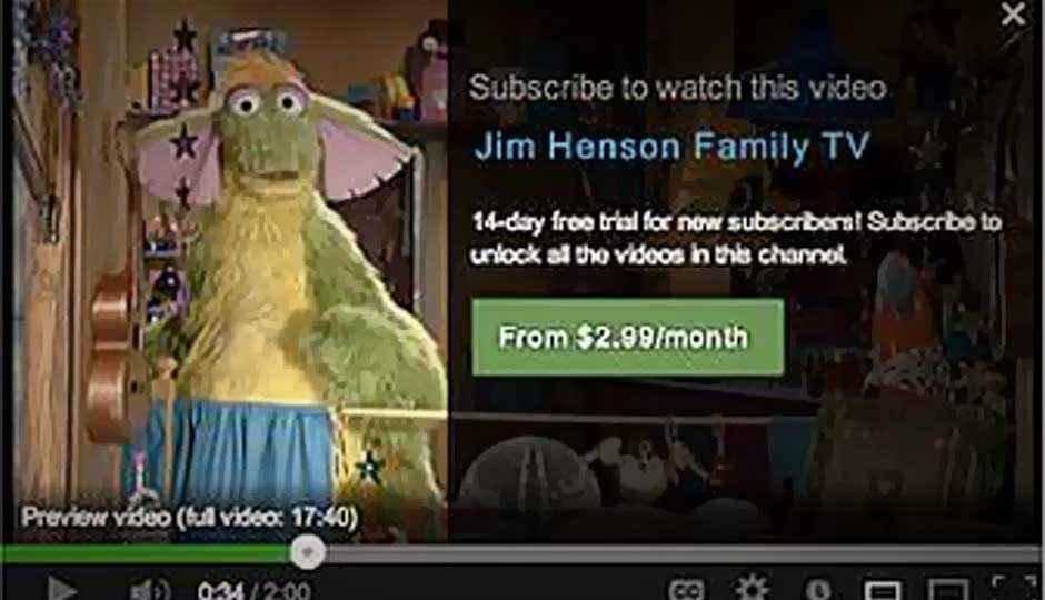 YouTube paid video subscription service officially announced YouTube paid video subscription service officially announced