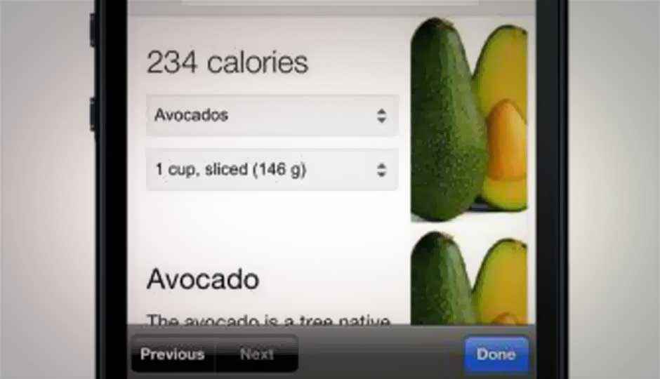 Google Search now displays nutritional information for food-related queries