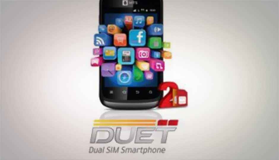 MTS Duet: Dual-SIM (CDMA+GSM) Gingerbread smartphone launched for Rs. 4,799