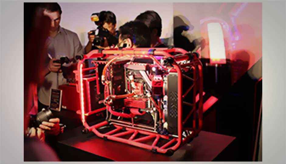 Computex 2013: ASUS ROG custom mod running Poseidon graphics card