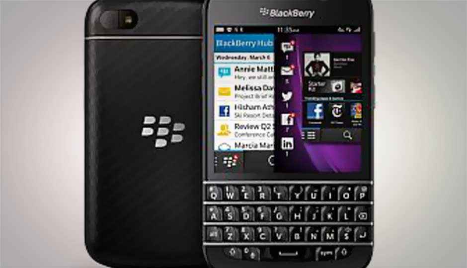 BlackBerry Q10 launched in India at Rs. 44,990