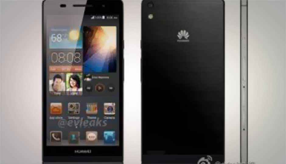 Huawei Ascend P6 specs leak ahead of official announcement