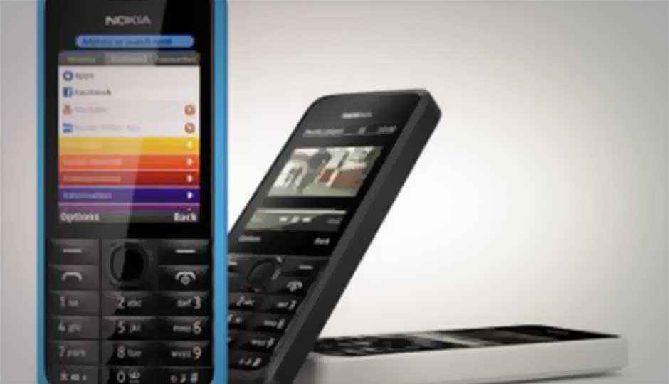 Nokia 301 now available online at Rs. 5,149