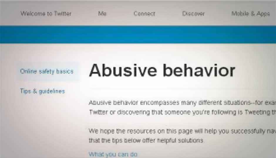 Twitter UK to expand ability to report abuse