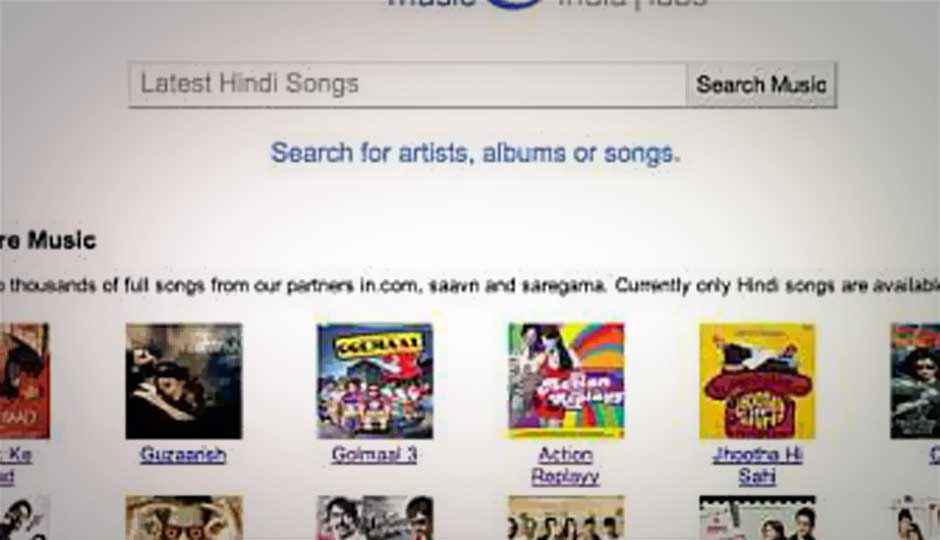 Google shuts down its Music India search service