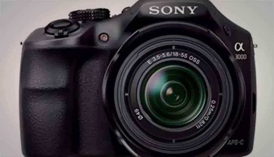 Sony Alpha 3000 DSLR-style mirrorless camera unveiled with three lenses