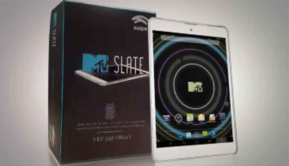 Swipe MTV Slate, 7.85-inch quad-core 3G tablet up for pre-order at Rs. 14,999