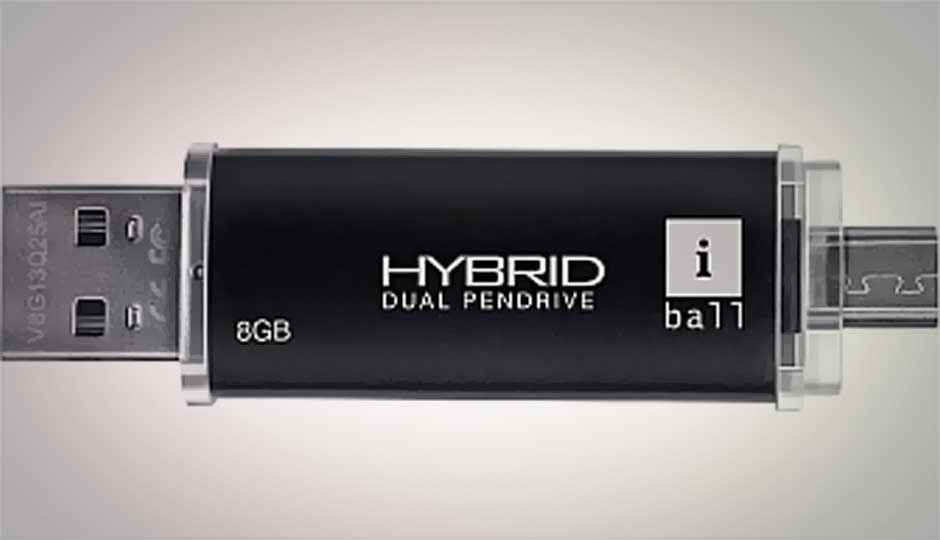 iBall launches hybrid dual connector pen-drive