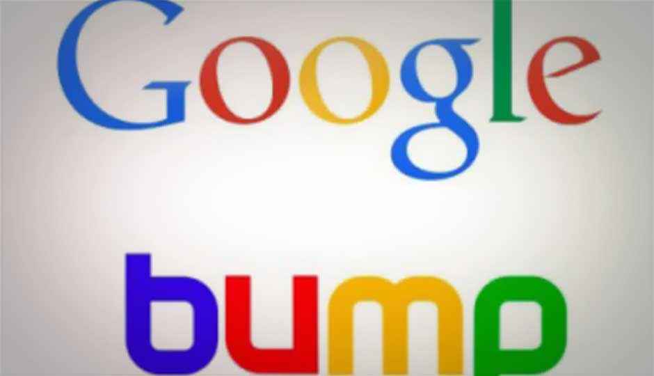 Google acquires Bump contact sharing app