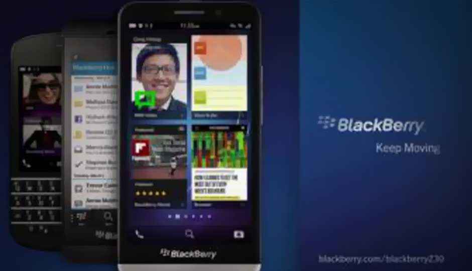 BlackBerry launches Z30 with 5-inch Super AMOLED display, BB 10.2 OS