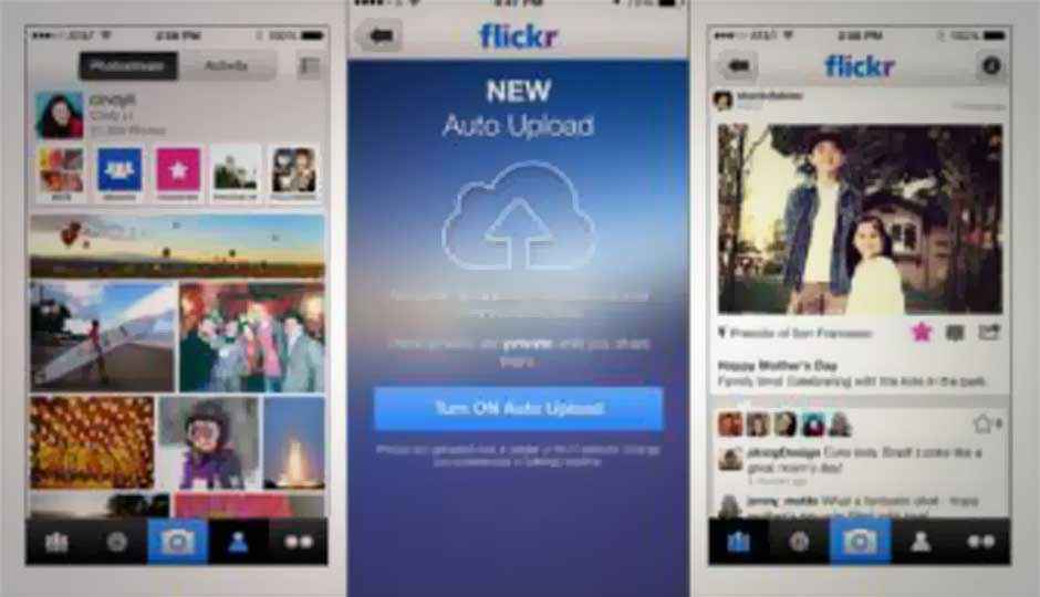 Flickr iOS app update adds auto-upload from camera roll