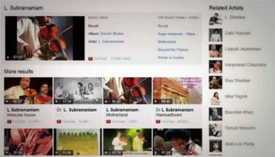 Bing revamps music video search feature