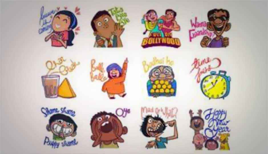 Facebook Messenger adds desi chumbak stickers