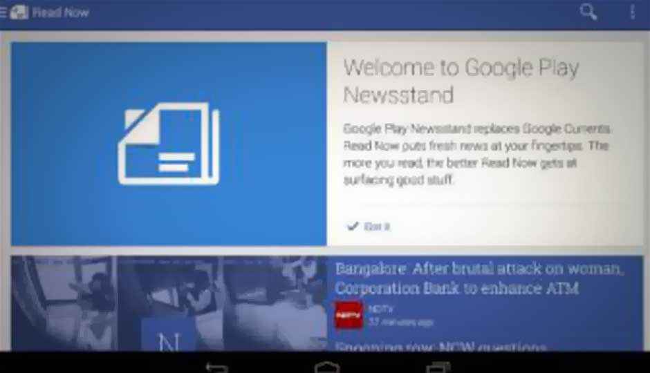 Google Play Newsstand app launched