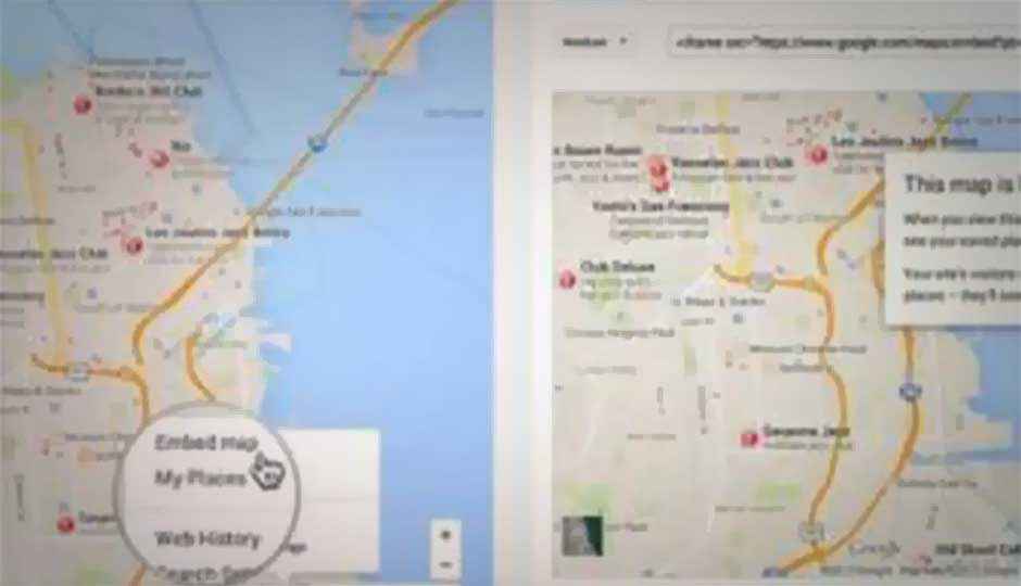 Google Maps adds embed feature, offers easy integration with blogs and websites