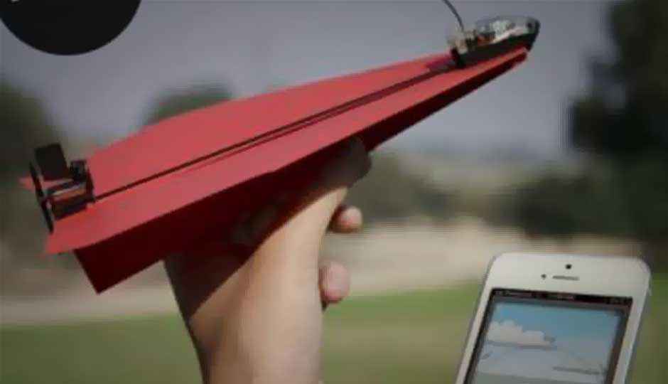 New technology lets you control a paper plane with your smartphone