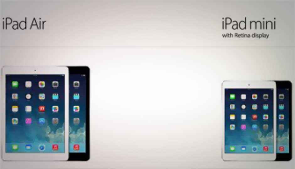 Apple iPad Air, iPad Mini  to be available in India starting Dec 7